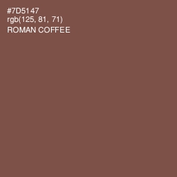 #7D5147 - Roman Coffee Color Image